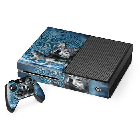 Brigid Ashwood Celtic Wolf Xbox One Console and Controller Bundle Skin