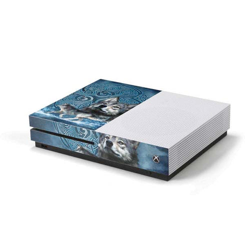 Brigid Ashwood Celtic Wolf Xbox One S Console Skin