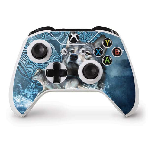 Brigid Ashwood Celtic Wolf Xbox One S Controller Skin