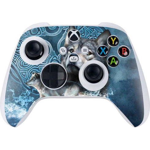 Brigid Ashwood Celtic Wolf Xbox Series S Controller Skin