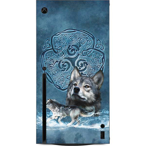 Brigid Ashwood Celtic Wolf Xbox Series X Console Skin