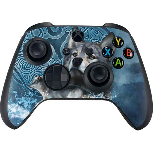 Brigid Ashwood Celtic Wolf Xbox Series X Controller Skin