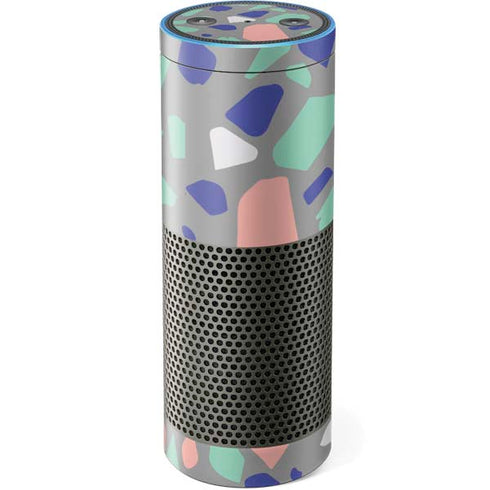 Cement Terrazzo Amazon Echo Skin
