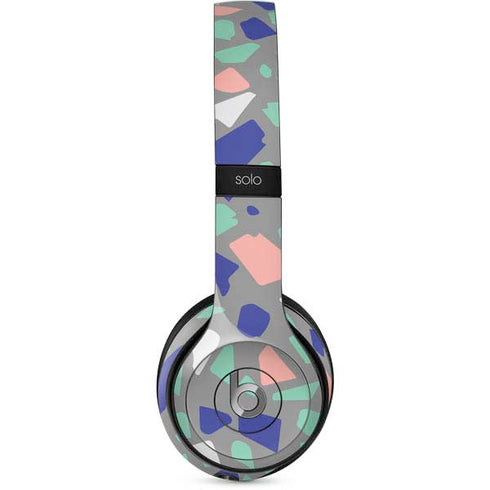 Cement Terrazzo Beats Solo 2 Wired Skin