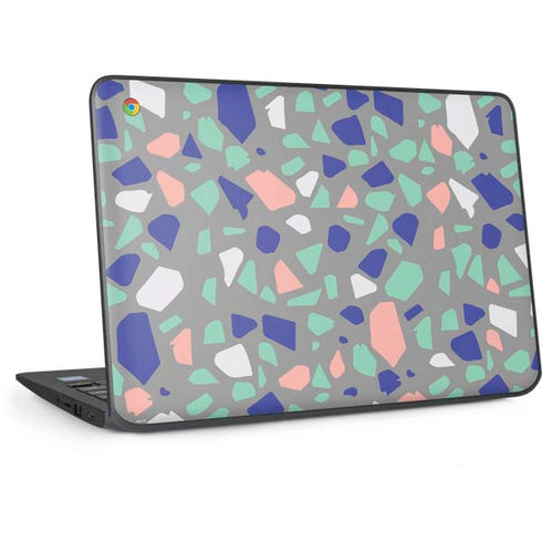 Cement Terrazzo HP Chromebook Skin