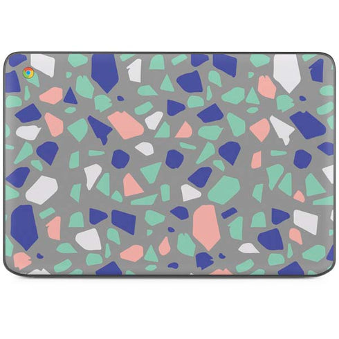 Cement Terrazzo HP Chromebook Skin