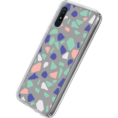 Cement Terrazzo Galaxy A10e Clear Case