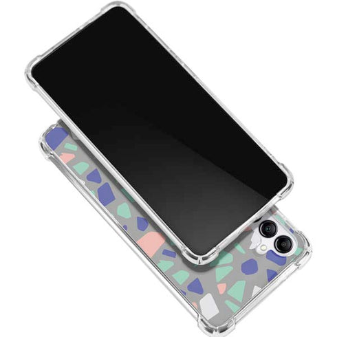 Cement Terrazzo Galaxy A15 5G Clear Case