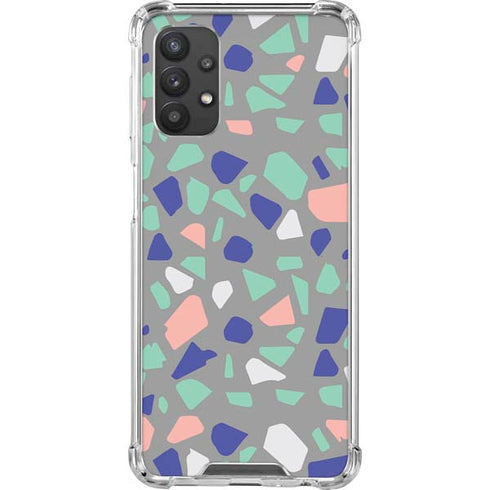 Cement Terrazzo Galaxy A32 5G Clear Case