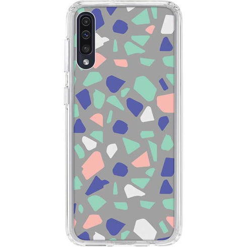 Cement Terrazzo Galaxy A50 Clear Case