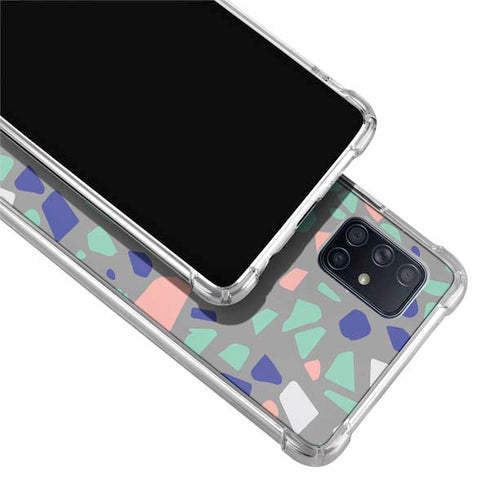 Cement Terrazzo Galaxy A51 5G Clear Case