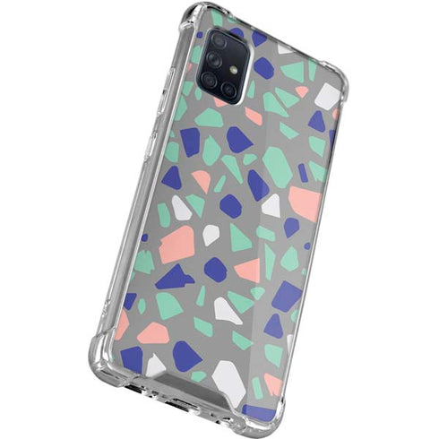 Cement Terrazzo Galaxy A51 5G Clear Case
