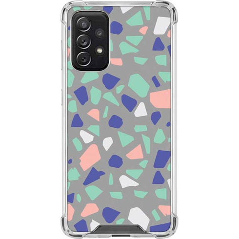 Cement Terrazzo Galaxy A72 5G Clear Case