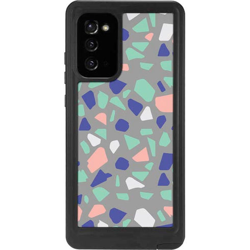 Cement Terrazzo Galaxy Note20 5G Waterproof Case
