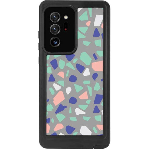 Cement Terrazzo Galaxy Note20 Ultra 5G Waterproof Case