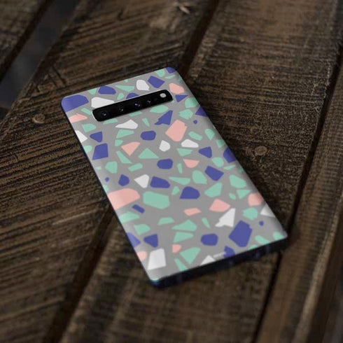 Cement Terrazzo Galaxy S10 Plus Skin