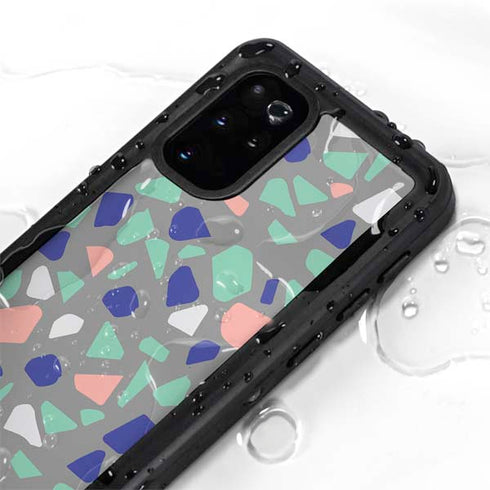 Cement Terrazzo Galaxy S20 Plus Waterproof Case