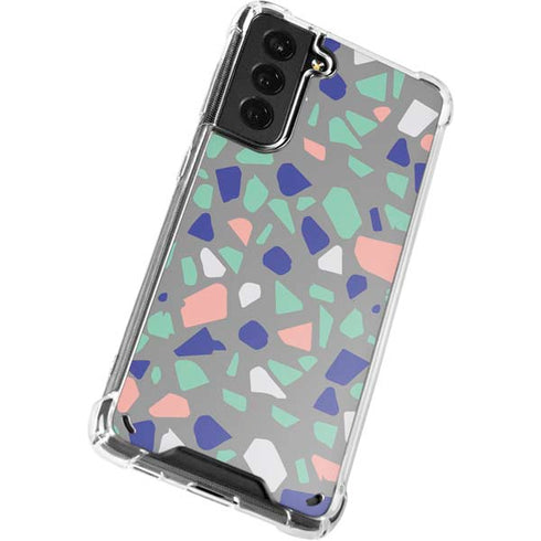 Cement Terrazzo Galaxy S21 5G Clear Case