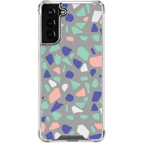 Cement Terrazzo Galaxy S22 Plus Clear Case