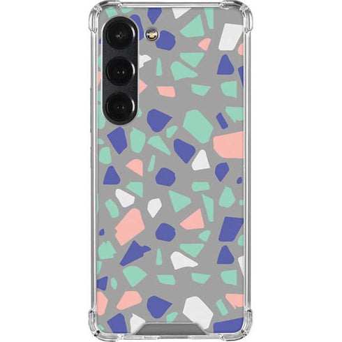 Cement Terrazzo Galaxy S23 Clear Case