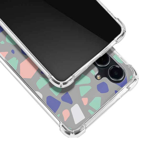 Cement Terrazzo Galaxy S23 FE Clear Case
