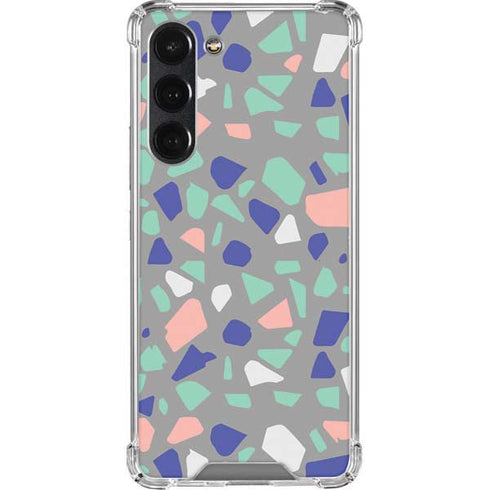 Cement Terrazzo Galaxy S23 Plus Clear Case