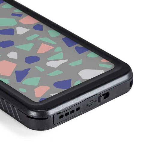 Cement Terrazzo Galaxy S23 Plus Waterproof Case