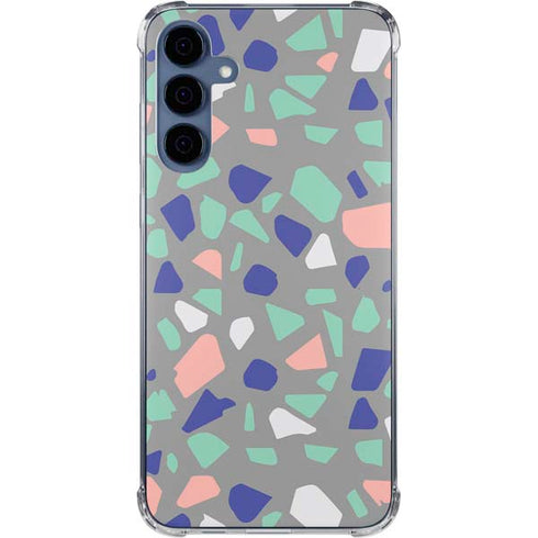 Cement Terrazzo Galaxy S24 Clear Case