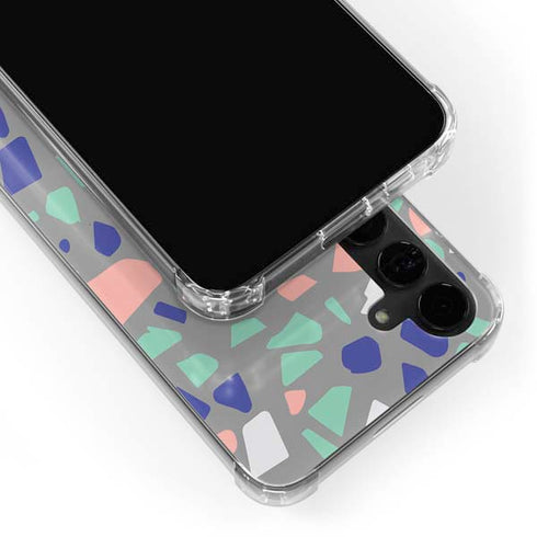 Cement Terrazzo Galaxy S24 Plus Clear Case