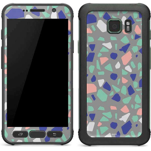 Cement Terrazzo Galaxy S7 Active Skin
