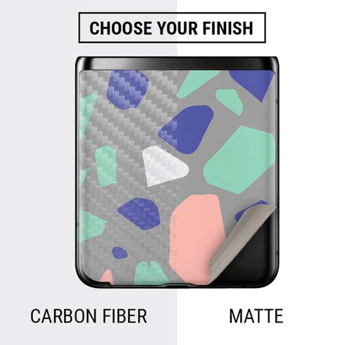 Cement Terrazzo Galaxy Z Flip Skin