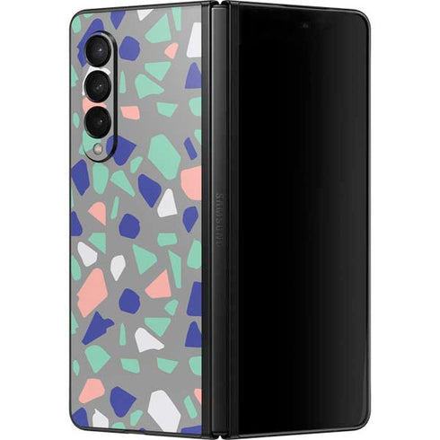 Cement Terrazzo Galaxy Z Fold3 5G Skin