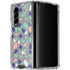 Cement Terrazzo Galaxy Z Fold4 5G Clear Case