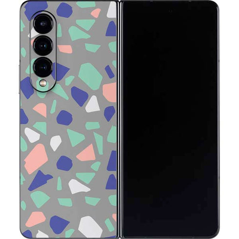Cement Terrazzo Galaxy Z Fold4 5G Skin