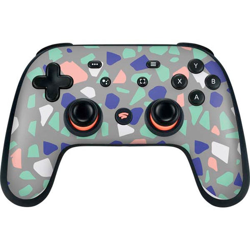 Cement Terrazzo Google Stadia Controller Skin