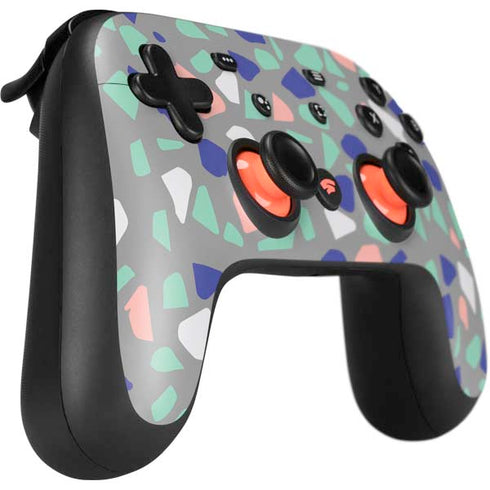 Cement Terrazzo Google Stadia Controller Skin