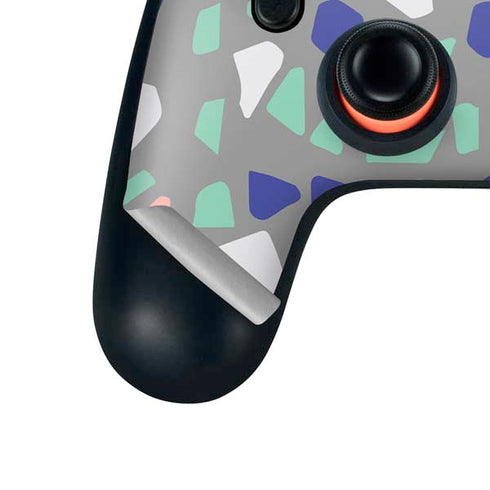 Cement Terrazzo Google Stadia Controller Skin