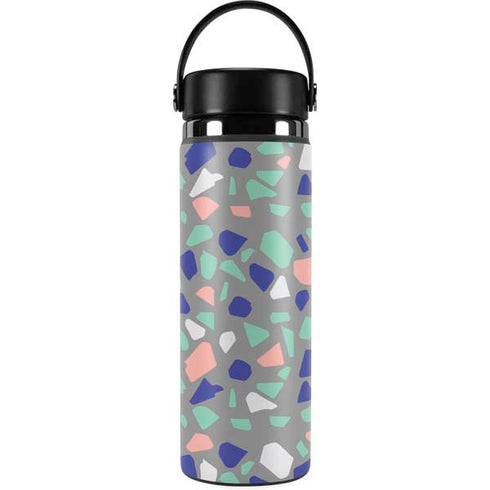 Cement Terrazzo Hydro Flask 20oz Wide Mouth Skin