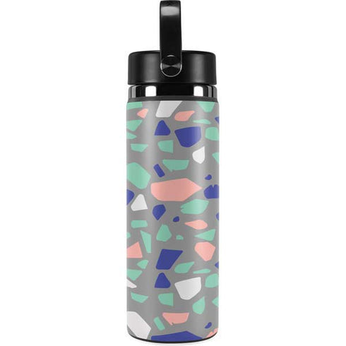 Cement Terrazzo Hydro Flask 20oz Wide Mouth Skin
