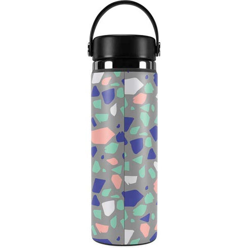 Cement Terrazzo Hydro Flask 20oz Wide Mouth Skin