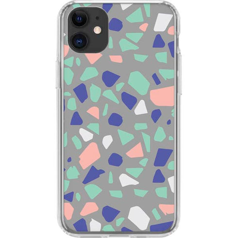 Cement Terrazzo iPhone 11 Clear Case