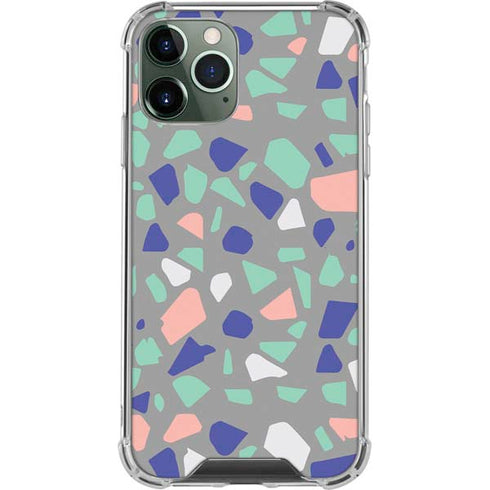 Cement Terrazzo iPhone 11 Pro Max Clear Case