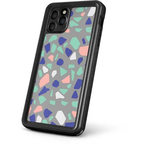 Cement Terrazzo iPhone 11 Pro Max Waterproof Case