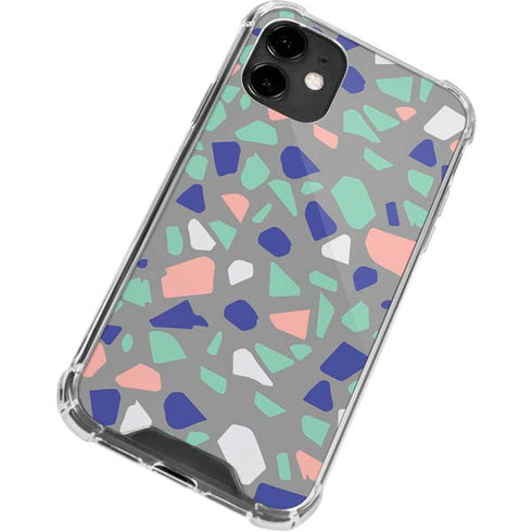 Cement Terrazzo iPhone 12 Clear Case