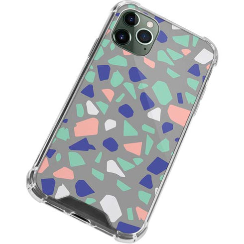Cement Terrazzo iPhone 12 Pro Max Clear Case