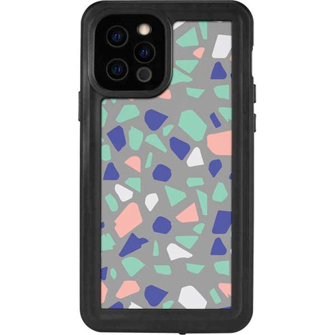 Cement Terrazzo iPhone 12 Pro Waterproof Case