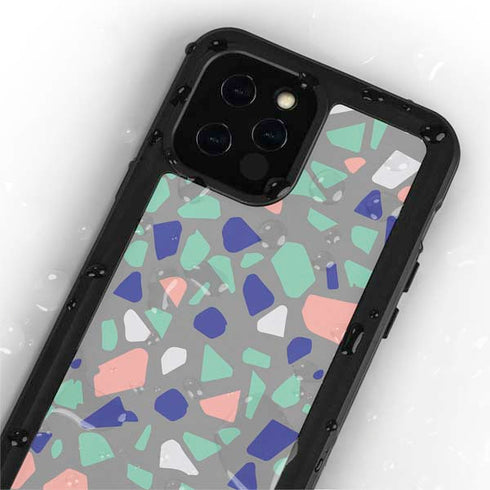 Cement Terrazzo iPhone 12 Pro Waterproof Case
