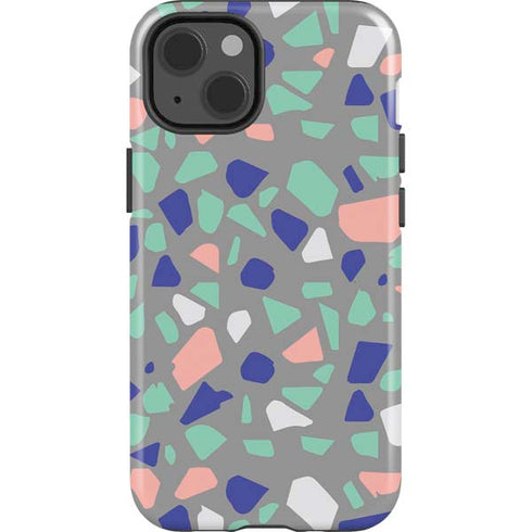 Cement Terrazzo iPhone 15 Impact Case