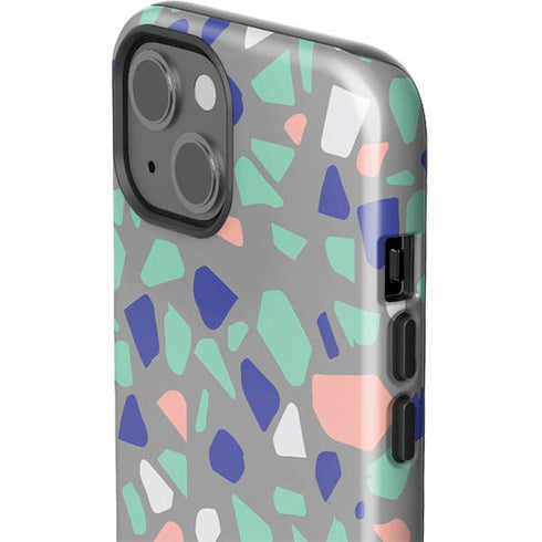 Cement Terrazzo iPhone 15 Impact Case