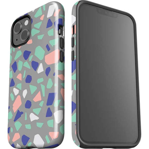 Cement Terrazzo iPhone 15 Impact Case